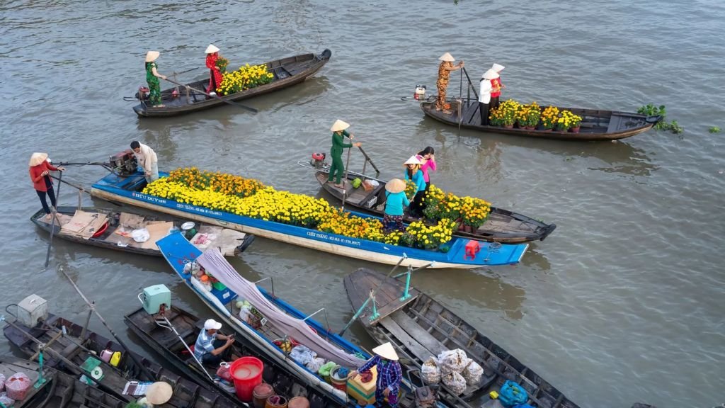 Cai Rang Floating Market, Vietnam